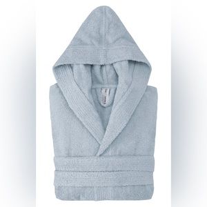 Hooded Turkish Cotton Bathrobe - ENCHANTE HOME
